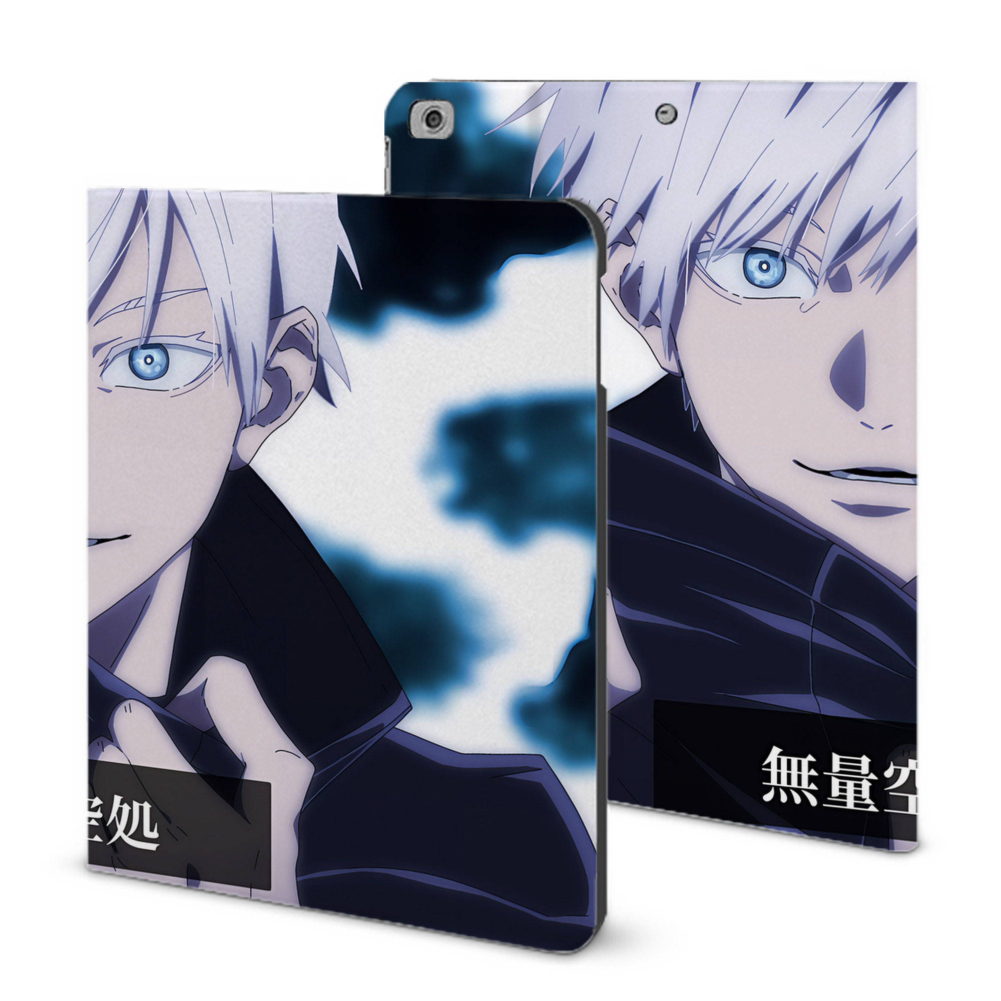 （画像用） 呪術廻戦 Jujutsu Kaisen IPad ケース ブック型 PUレザー TPU 耐衝撃 軽量 薄型 ペン収納なし 全面保護 IPad 各モデル対応